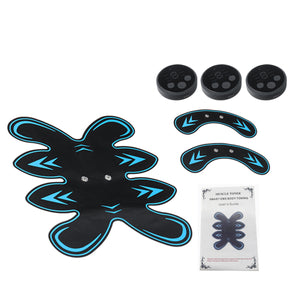 6 Mode USB charging Gel Abdominal Muscle Trainer Pad Kit 9 Intensity Shoulder Forearm Upperarm Waist Abdomen Back Training Mat
