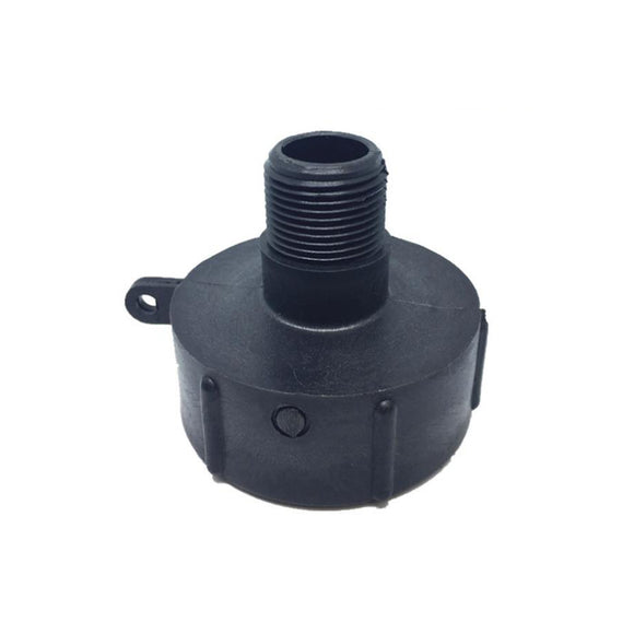 1000L S60x6 IBC Water Tank Adapter Coarse Thread Quick Connect for 1/2'' 3/4'' 1'' 2'' Hose Pipe Tap Replacement Valve Fitting Parts for Home Garden