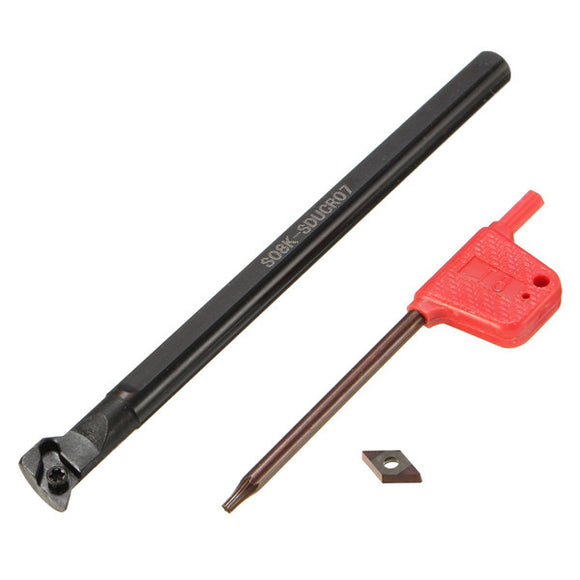 S08K-SDUCR07 8x125mm Lathe Turning Tool Holder Boring Bar For DCMT0702 Insert
