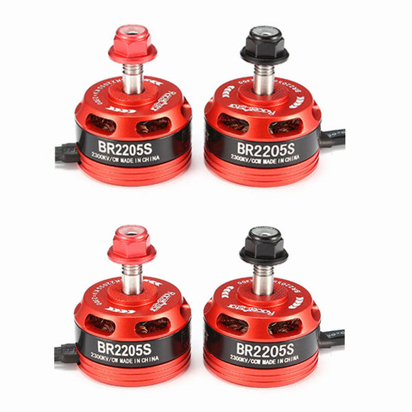 4X Racerstar Racing Edition 2205S BR2205S 2300KV 2-4S Brushless Motor For X210 220 QAV250 RC Drone FPV Racing