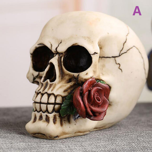 Halloween Taro Ashtray Home Jewelry Decorations Mouth Biting Rose Taro Ashtray