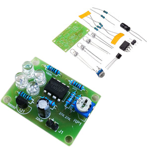 10pcs LM358 Breathing Light Parts Electronic DIY Blue LED Flash Lamp Electronic Production Kit
