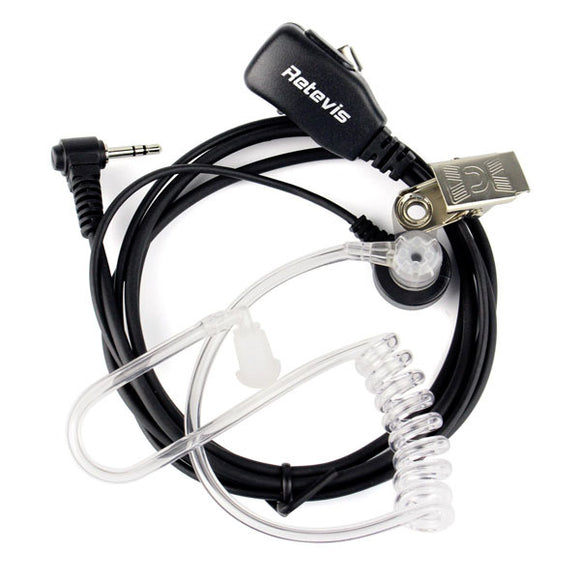 Retevis T-001 Headset Walkie Talkie 1 Pin Inera PTT MIC