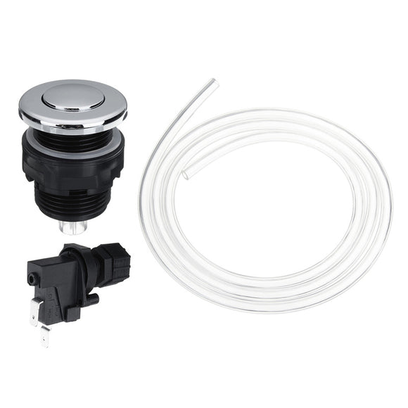 25V-250V Bath Switch Pneumatic Air Button Kit Garbage Waste Disposal Garbage Disposer Air Switch Kit