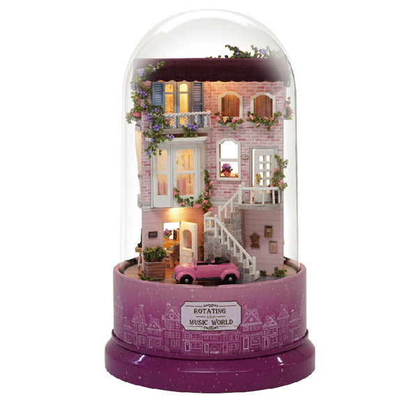 Cuteroom B-031 Encounters Corner DIY Doll House With Furniture Music Light Cover Gift House Toy