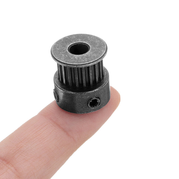 3PCS Creality 3D Black 2GT-20 Teeth Aluminum Timing Pulley Wheel 5mm Inner For Ender-3 3D Printer
