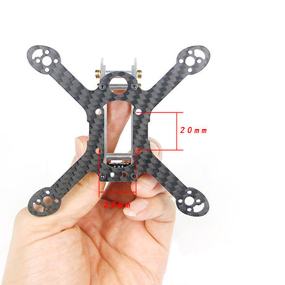 KINGKONG/LDARC FLY EGG 130 RC Racing Drone Spare Parts Carbon Fiber Bottom Plate