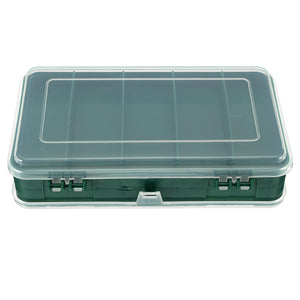 Double Sided Plastic Storage Box Case Screws Parts Components Container Assortment Organizer