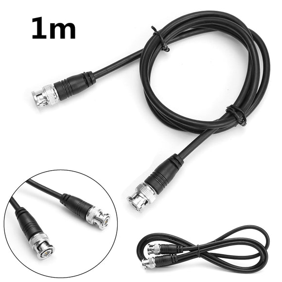 1M BNC Male to Male Leads RG59 For CCTV Cameras to DVR Video Cable Wire Cord