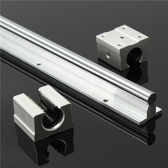 SBR12 800mm Supported Linear Rails Shaft Rod With 2pcs SBR12UU Block Bearing