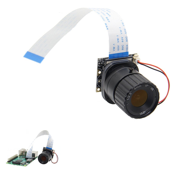 4mm Focal Length Night Vision 5MP NoIR Camera Board With IR-CUT For Raspberry Pi