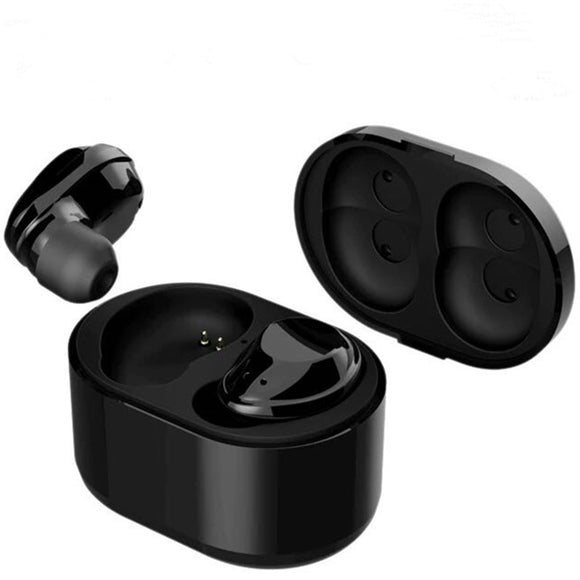[True Wireless] TWS Double bluetooth Earphones IPX5 Waterproof Sports Headphones with Charging Box