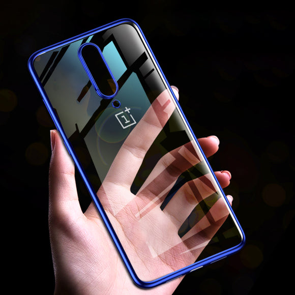 Bakeey Shockproof Plating Hard PC Protective Case for OnePlus 7