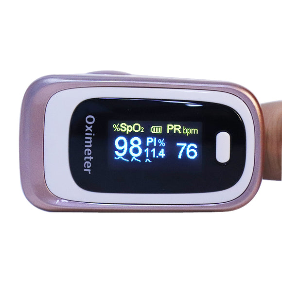 Bangphy Professional OLED Pulse Oximeter Blood SPO2 Heart Rate Sleep PI ODI Monitor Device