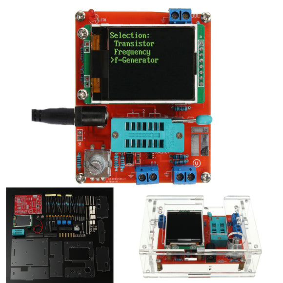 DIY/Assembled GM328 Transistor Tester Diode Capacitance LCR Generator With Case Kit