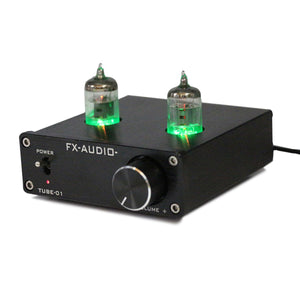 EU FX-Audio Tube-01 Mini 6J1 Valve Vacuum Tube Pre-Amplifier Stereo Audio HiFi Buffer Amplifier