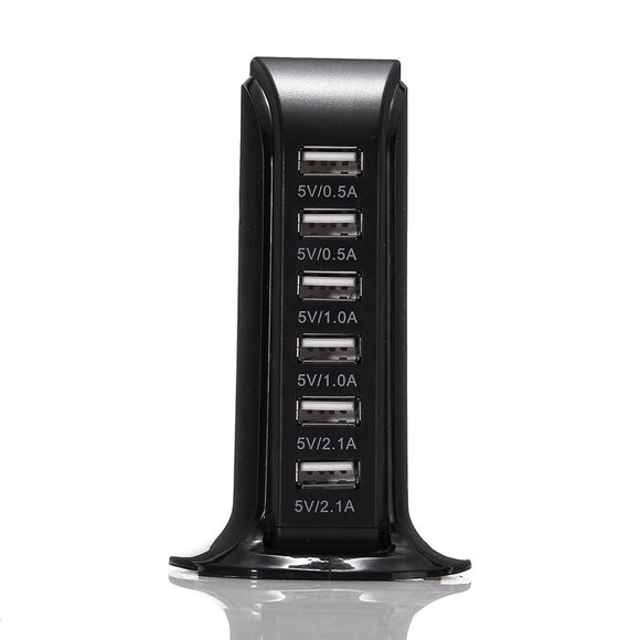 Multifunction 6 USB Ports Desktop Fast Charging Power Socket