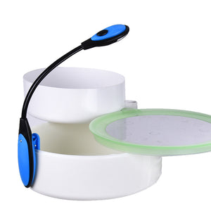 Multifunction 26cm Mini Clip Lamp ABS Plastic Small Fishing Bait Light Desktop Clip Light