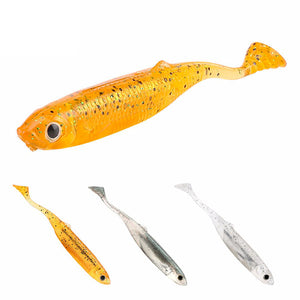 SeaKnight SL004 4pcs/bag 6g 100mm/3.9in T-Tail Soft Fishing Lure Bass Fishing Carp Bait