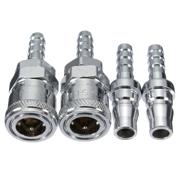 Male Female 8mm Gas Hose Copper Nozzle Quick Release Connector Caravan BBQ SH+PH