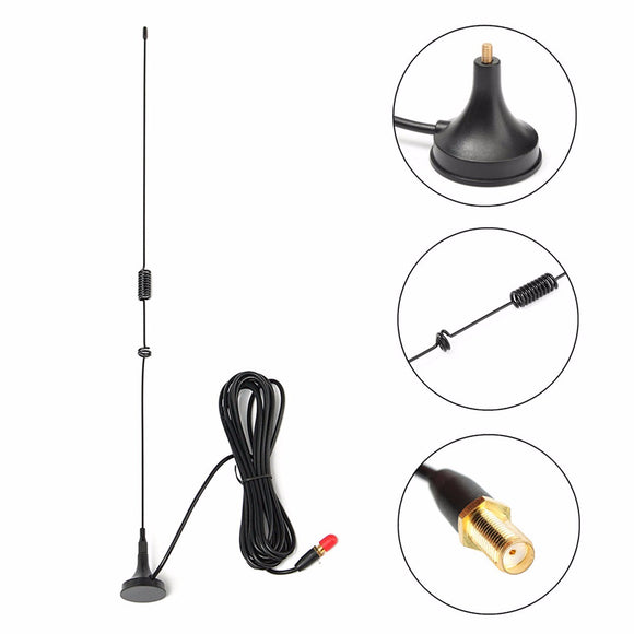 UT106 SMA Female Dual Band Auto 10W Antenne for BAOFENG UV5R/UV5RA/UV5RE HIYG