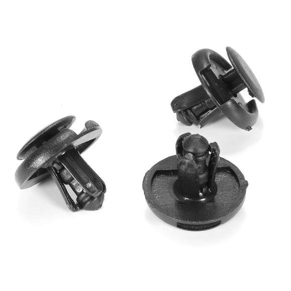 Black Push Fender Splash Shield Car Fastener Clip Retainer For Mitsubishi