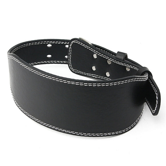 Fitness PU Leather Weight Lifting Waist Belts Back Protect Training Support Strap
