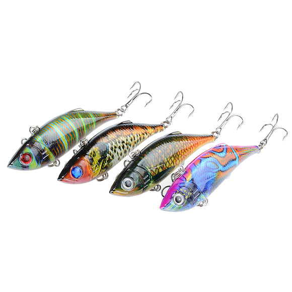 ZANLURE 4pcs/set 8cm 11.8g Fishing Lure Full Aqueous Layer Wobbler VIB Vibration Artificial Hardbait