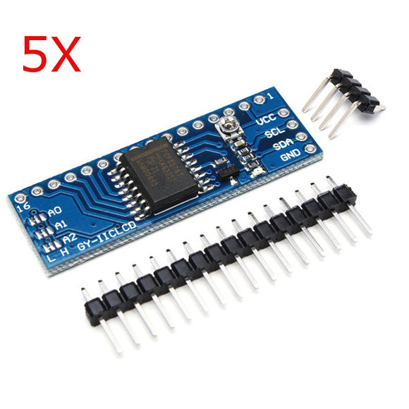 5Pcs 5V IIC I2C Serial Interface Adapter Module For Arduino LCD1602
