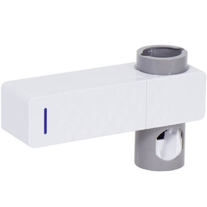 Bathroom Wall Hanging Toothbrush Holder With UV Sterilization Clean Function Toothpaste Squeezer