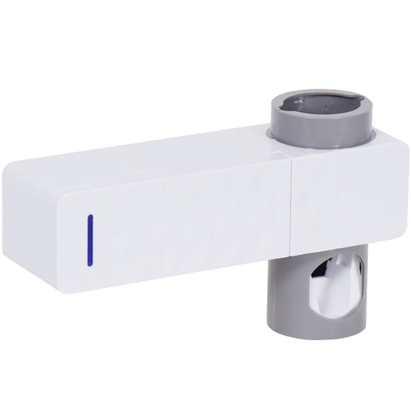 Bathroom Wall Hanging Toothbrush Holder With UV Sterilization Clean Function Toothpaste Squeezer