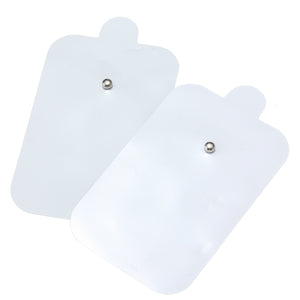 2pcs 4X6cm Replacement Electrode Pads For Massagers Tens Units 40x60mm Reusable Adhesion