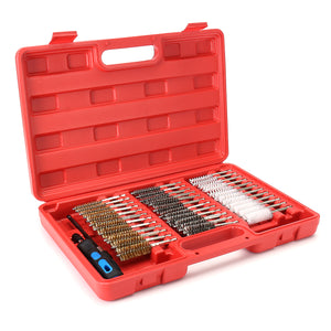 38Pcs Universal Cleaning Kit 8-19mm Nylon Brass Stainless Steel Brush Maintenance Cleaner Set