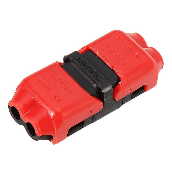 2 Pin No Welding Quick Connector Wire Cable Clamp Terminal for LED Strip