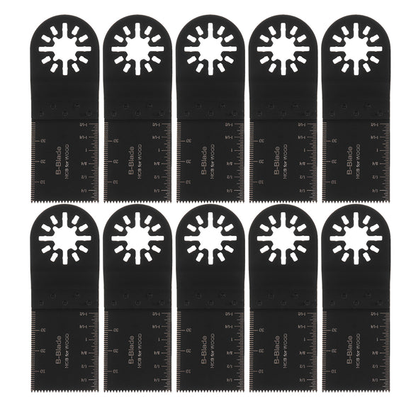 10Pcs 35mm Oscillating Multi Tool Saw Blade For Fein Multimaster Makita Oscillating Tools