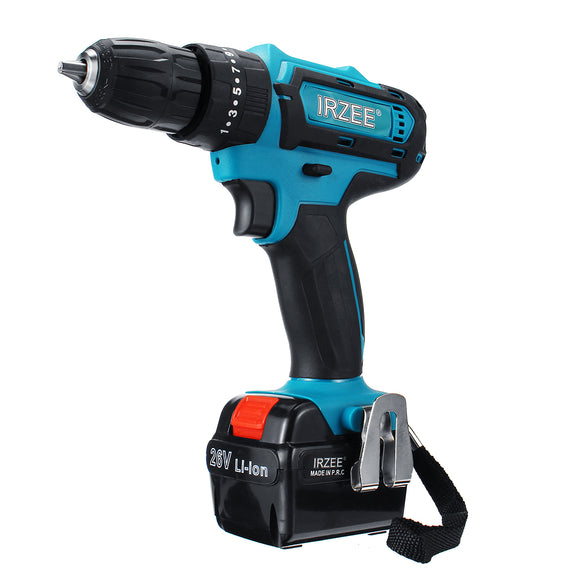 26V Impact Drill Cordless Electric Drill 25+3 Stage Lithium Power Drills Drilling Tool