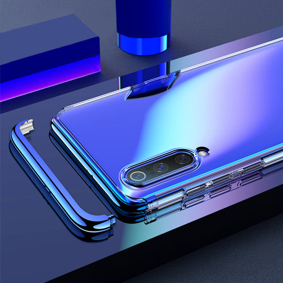 Bakeey 3 In 1 Detachable Elac-plating Transparent Hard PC Protective Case For Xiaomi Mi9  / Xiaomi Mi 9 Transparent Edition