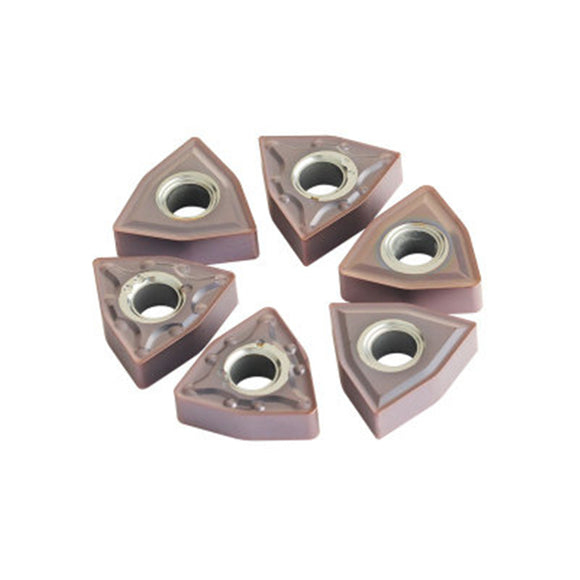 VEISJA CNC Blade WNMG080404/08/12 Peach Shape Stainless Steel Special Alloy Lathe Outer Cutter