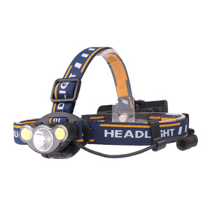 XANES 2606-3 LED White Red Light HeadLamp Motorcycle E-bike Bike Bicycle Cycling Camping Running Hik