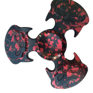 ECUBEE Hand Spinner Skull Head Camouflage Black Fidget Spinner Finger Focus Reduce Stress Gadget