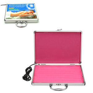 110-220V Electric Hot Spa Stone Rock Heating Box Massage Warmer Heater Case