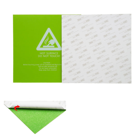300*300*0.5mm Green Frosted Heated Bed Sticker Build Plate Tape With 3M Backing For 3D Printer