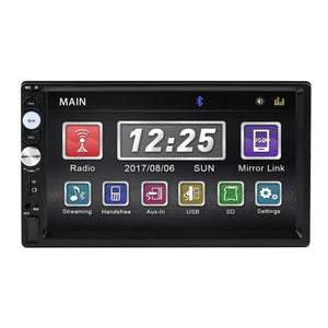 7Inch 2 DIN WINCE Car Stereo Radio MP3 MP5 FM Player HD Touch Screen bluetooth Support Rear Carema