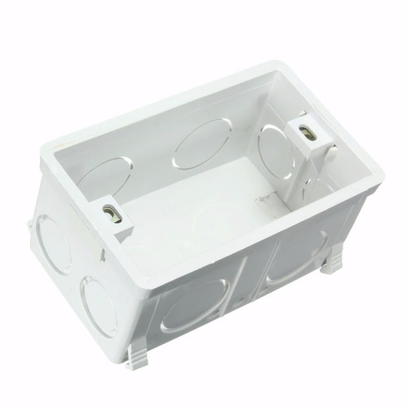 Wall Mounting Box Standard Light Touch Switch Cassette Plastic White 118 Model