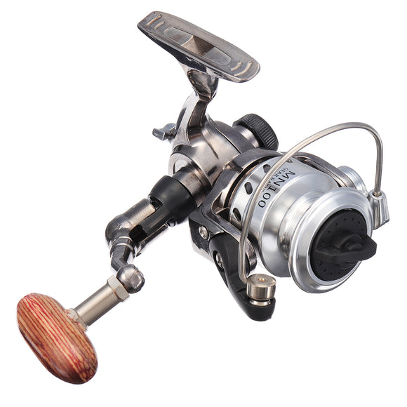 MN100 4.3:1 Mini Fishing Reel Metal Left/right Max Drag 4kg Spinning Reel Winter Ice Wheel