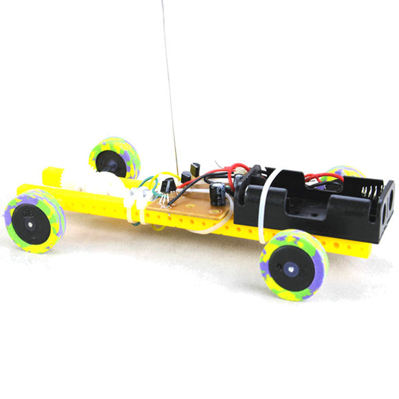 DIY Two-way Remote Control Car Kit Model Assembly Toy