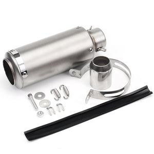 36mm-51mm Motorcycle Exhaust Pipe Scooter ATV Modified Titanium Shell Universal