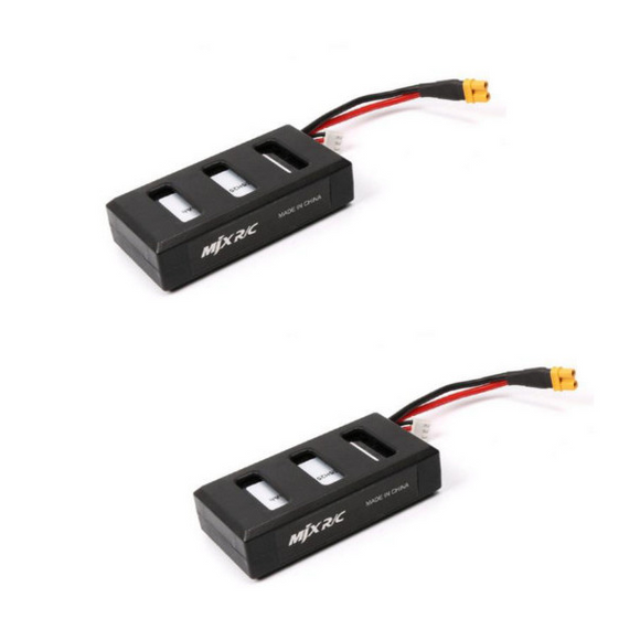 2PCS MJX B6 BUGS 6 RC Drone Quadcopter Spare Parts 7.4V 2S 25C 1300mAh Battery