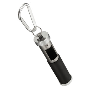 EDC Gadgets Portable Pocket Cigarette Ashtray Keyring Metal Hasp Cylindrical Key Chain