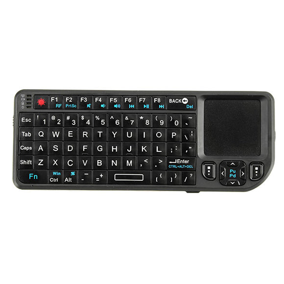 Wireless Mini Keyboard Air Mouse Touchpad Pointer Presenter for TV Box PC PPT
